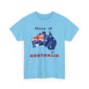 Made in Australia T-Shirt with Flag and Country Outline