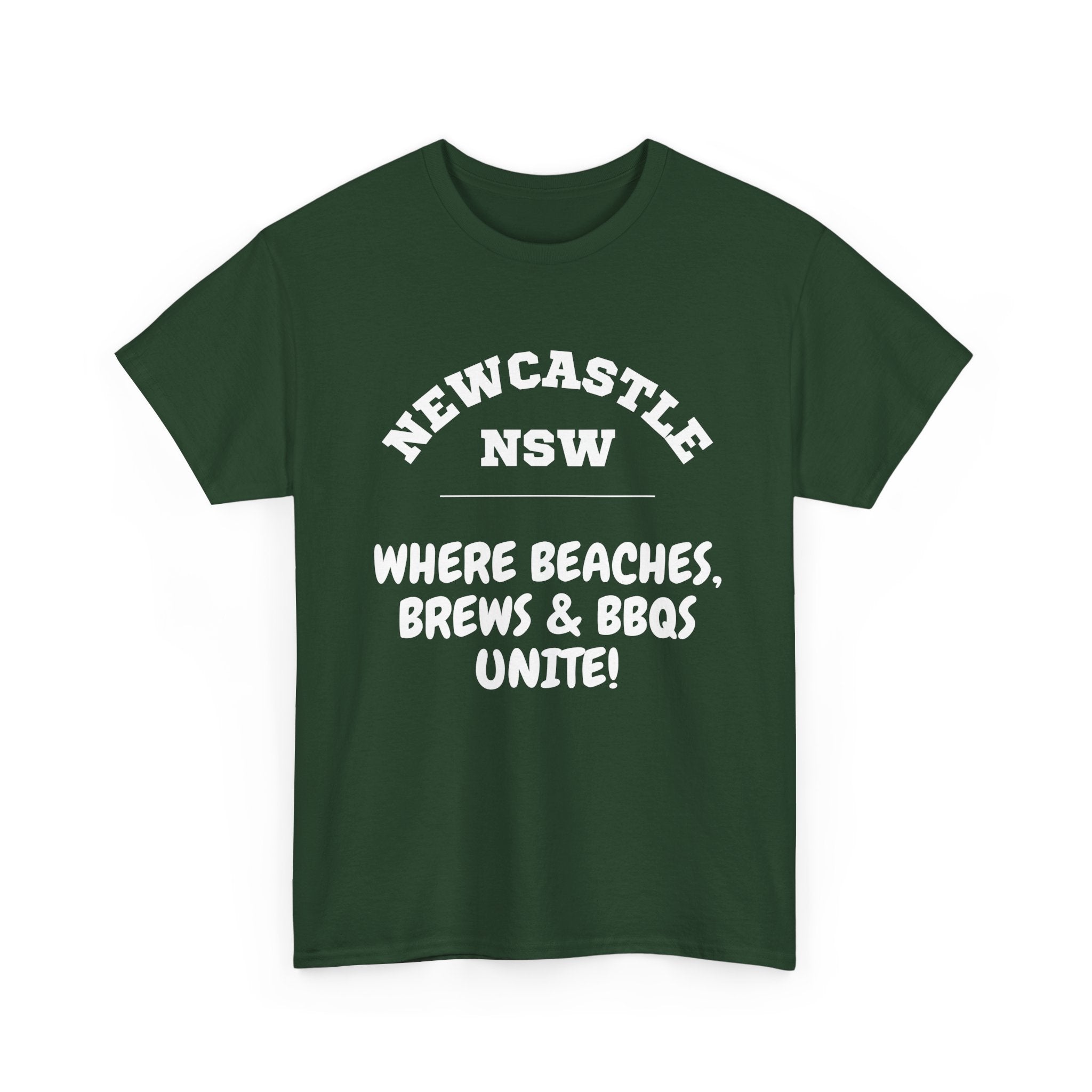 Newcastle NSW T-Shirt | Beaches, Brews & BBQ's Tee 🍻🇦🇺