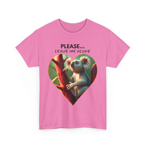 Please, Leave Me Alone Koala T-Shirt – Gentle Aussie Message