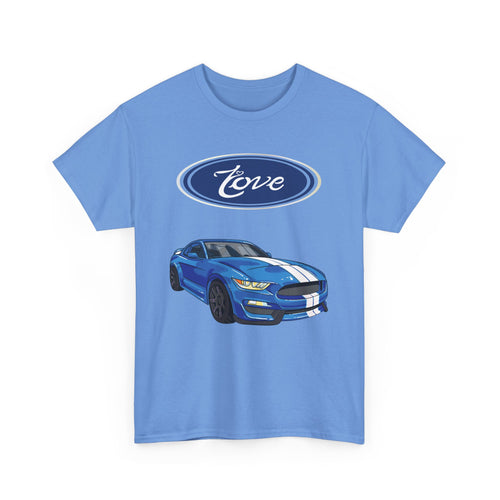 Love Mustang T-Shirt – Classic Car Enthusiast Design