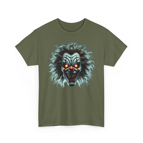 Scary Clown Face T-Shirt – Creepy & Bold Horror Tee