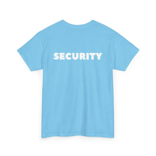 Security Unisex T-Shirt (Back Print)