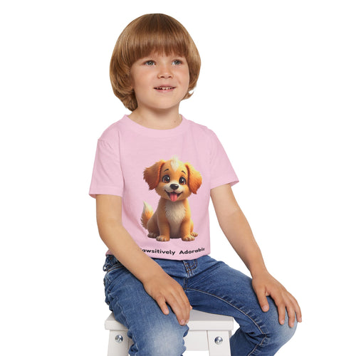 Kids T-Shirt – Pawsitively Adorable Dog Tee | Cute Puppy Shirt 🐶💖