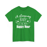 Sleeping Baby T-Shirt – Funny New Parent Happy Hour Tee