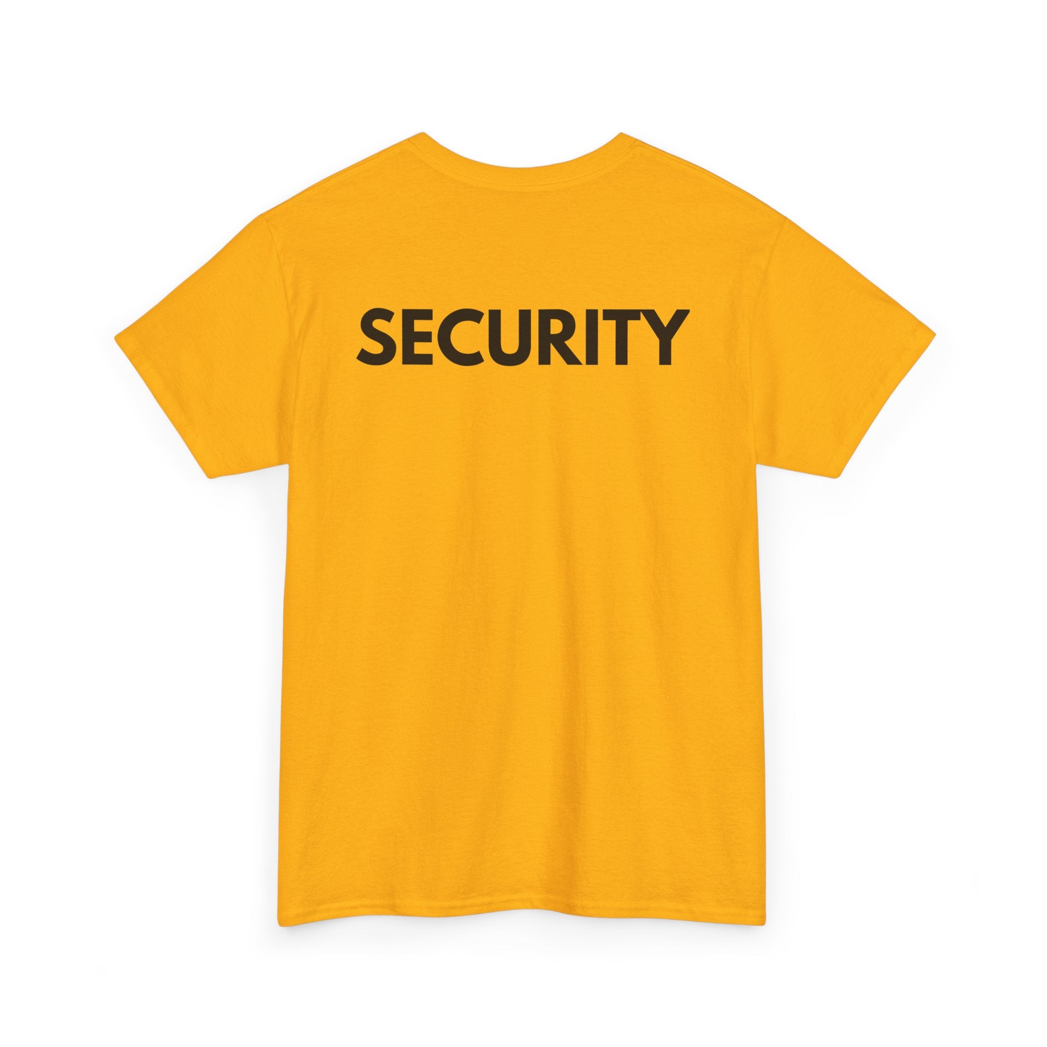 Security T-Shirt | Professional High-Visibility Back Print Tee 🛡️
