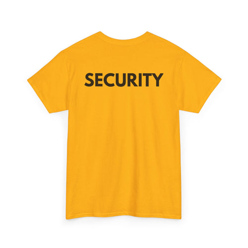 Security T-Shirt | Professional High-Visibility Back Print Tee 🛡️