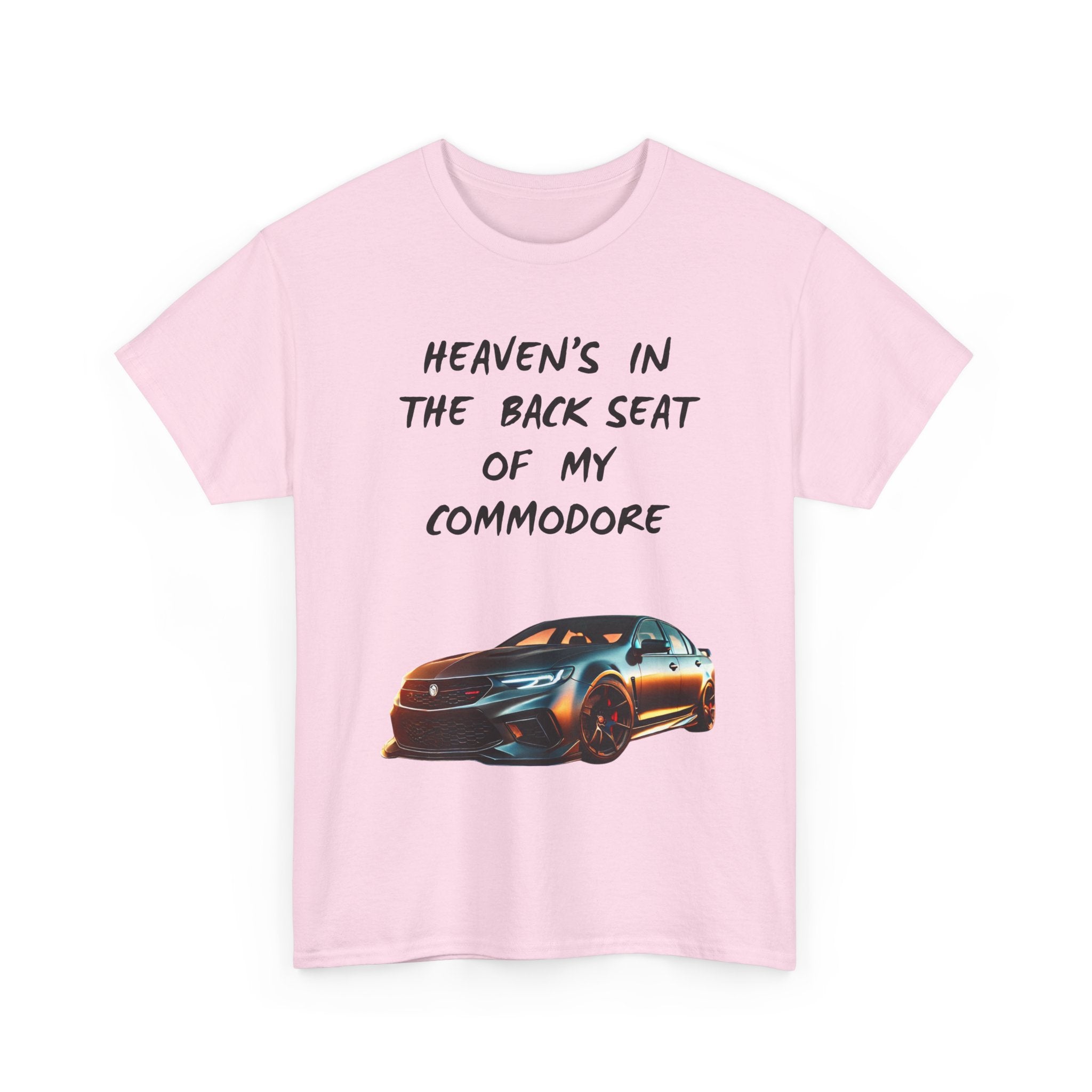 Custom Commodore Photo T-Shirt | Heaven’s In The Back Seat Personalised Tee 📸🇦🇺
