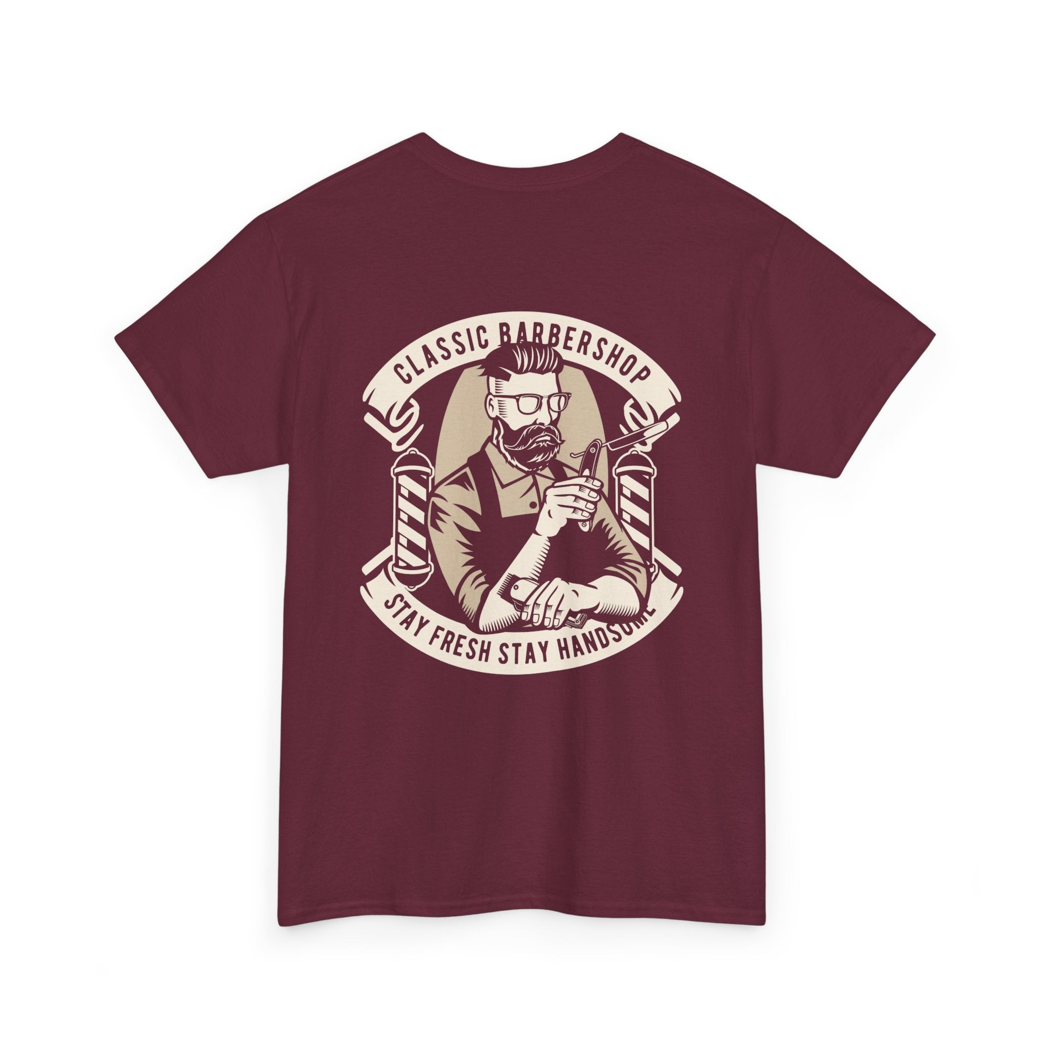 Classic Barbershop T-Shirt – Stay Fresh, Stay Handsome