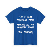 Nowhere Man T-Shirt – Beatles-Inspired Lyric Tee for Dreamers | T Shirt World Australia 🎸🖤👕
