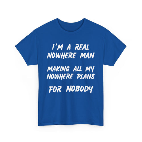 Nowhere Man T-Shirt – Beatles-Inspired Lyric Tee for Dreamers | T Shirt World Australia 🎸🖤👕