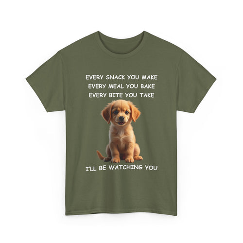 Custom Dog Photo T-Shirt | Every Snack You Make Funny Pet Tee – 🐶📸