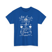 Coffee & Jesus T-Shirt – Faith & Caffeine Lover Tee