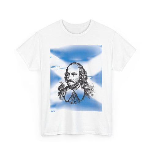 William Wallace T-Shirt with Scottish Flag Design
