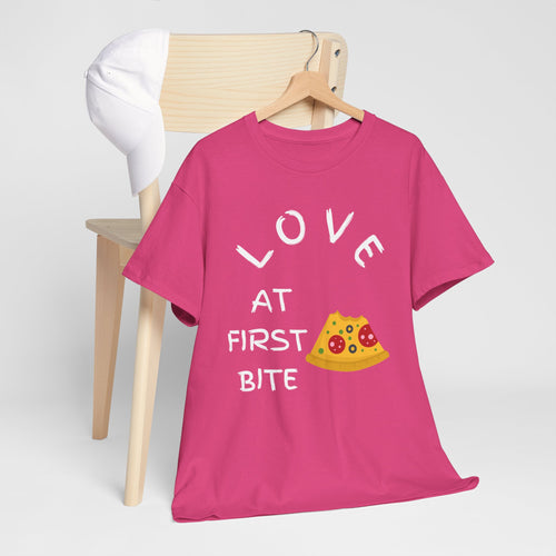 Love at First Bite T-Shirt – Pizza Lover Tee