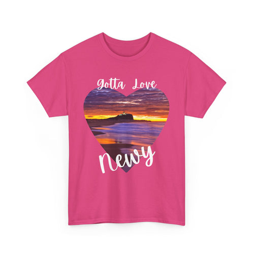 Gotta Love Newy Unisex T-Shirt – Customizable Heart-Shaped Design
