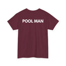 Pool Man T-Shirt | Pro Pool Service & Maintenance Back-Print Tee 🏊‍♂️