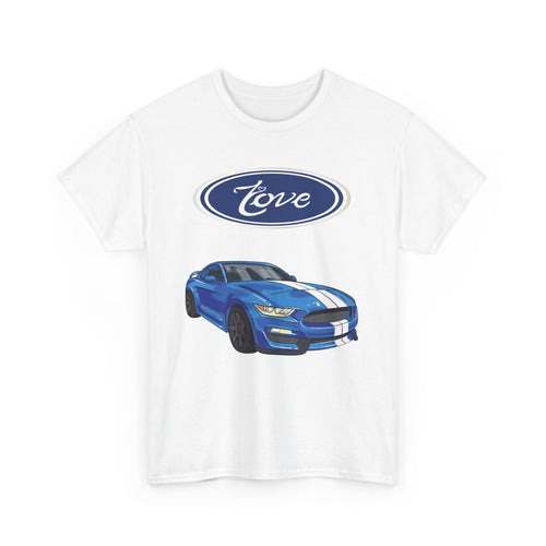 Love Mustang T-Shirt – Classic Car Enthusiast Design