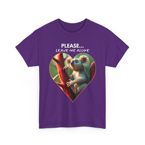 Save Our Koalas T-Shirt | Please Leave Me Alone Habitat Protection Tee 🌿📉