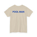 Pool Man T-Shirt | Pro Pool Service & Maintenance Back-Print Tee 🏊‍♂️