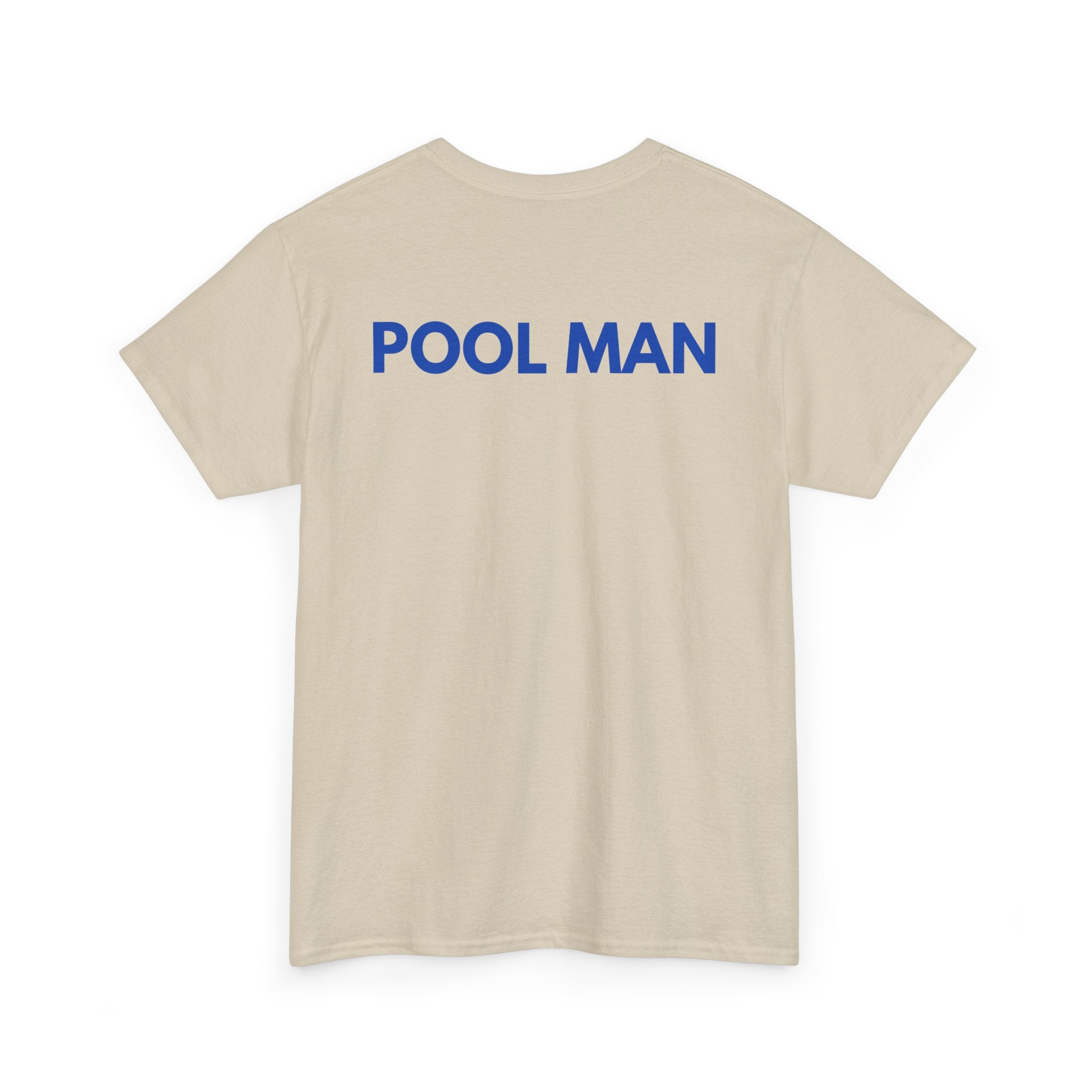 Pool Man T-Shirt | Pro Pool Service & Maintenance Back-Print Tee 🏊‍♂️