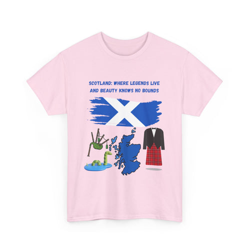 Scotland T-Shirt – Where Legends Live and Beauty Knows No Bounds
