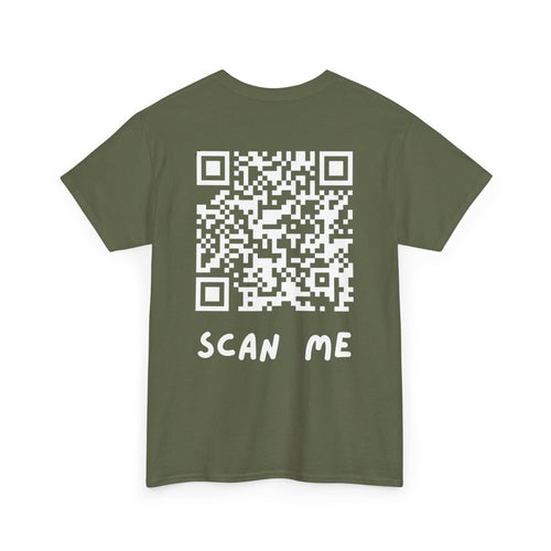 Custom QR Code T-Shirt | Scan & Discover Hidden Links