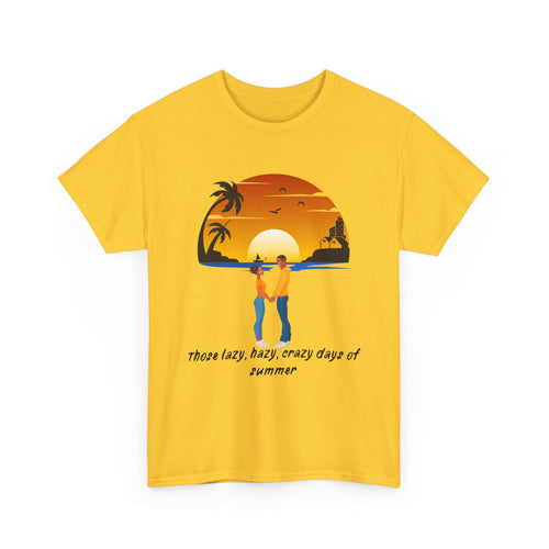 Those Lazy, Hazy, Crazy Days of Summer, Beach T-Shirt