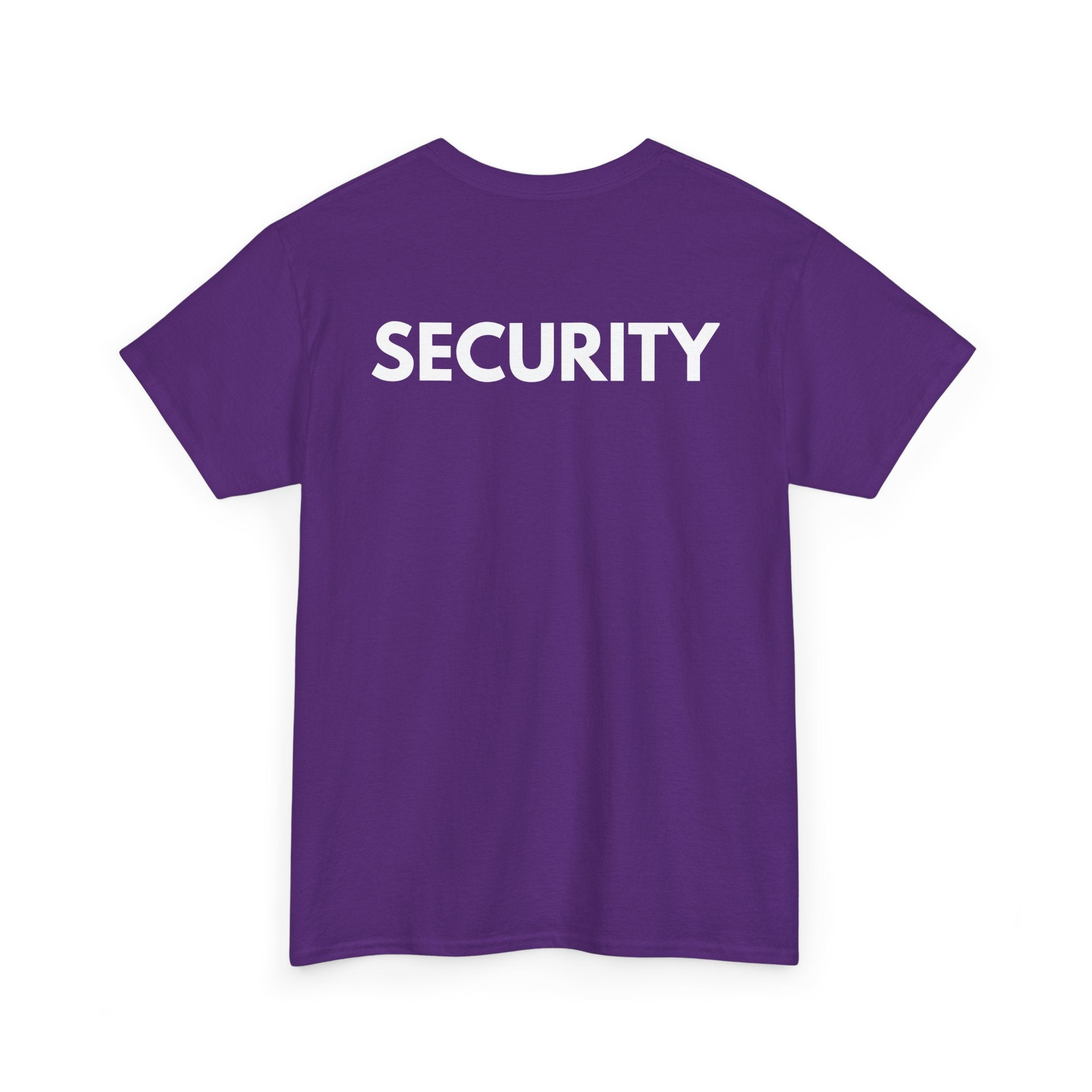 Security T-Shirt | Professional High-Visibility Back Print Tee 🛡️
