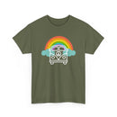 VW Kombi Rainbow T-Shirt | Peace & Freedom Van Tee 🌈 Celebrate Love and Unity
