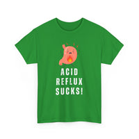 Acid Reflux Sucks T-Shirt – Heartburn Humour Tee 🔥