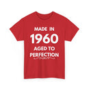 Made in 1960 Aged to Perfection | Custom Birthday Year T-Shirt