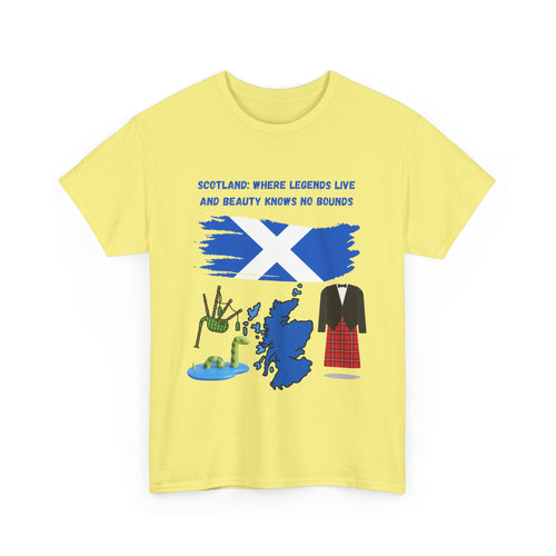Scotland T-Shirt – Where Legends Live and Beauty Knows No Bounds