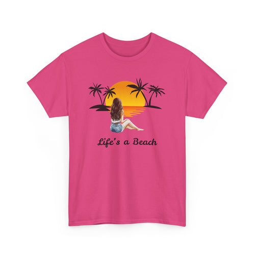 Life's a Beach T-Shirt | Fun & Relaxed Summer Vibes