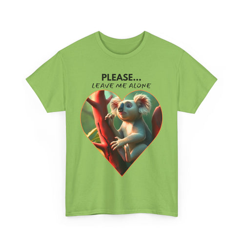 Please, Leave Me Alone Koala T-Shirt – Gentle Aussie Message