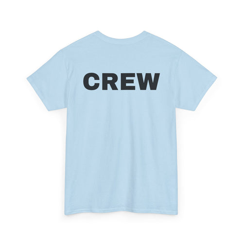 Crew T-Shirt | Professional Event & Staff Back-Print Tee 👥