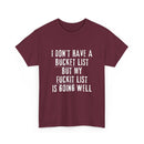 Naughty Bucket List T-Shirt