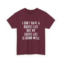 Naughty Bucket List T-Shirt