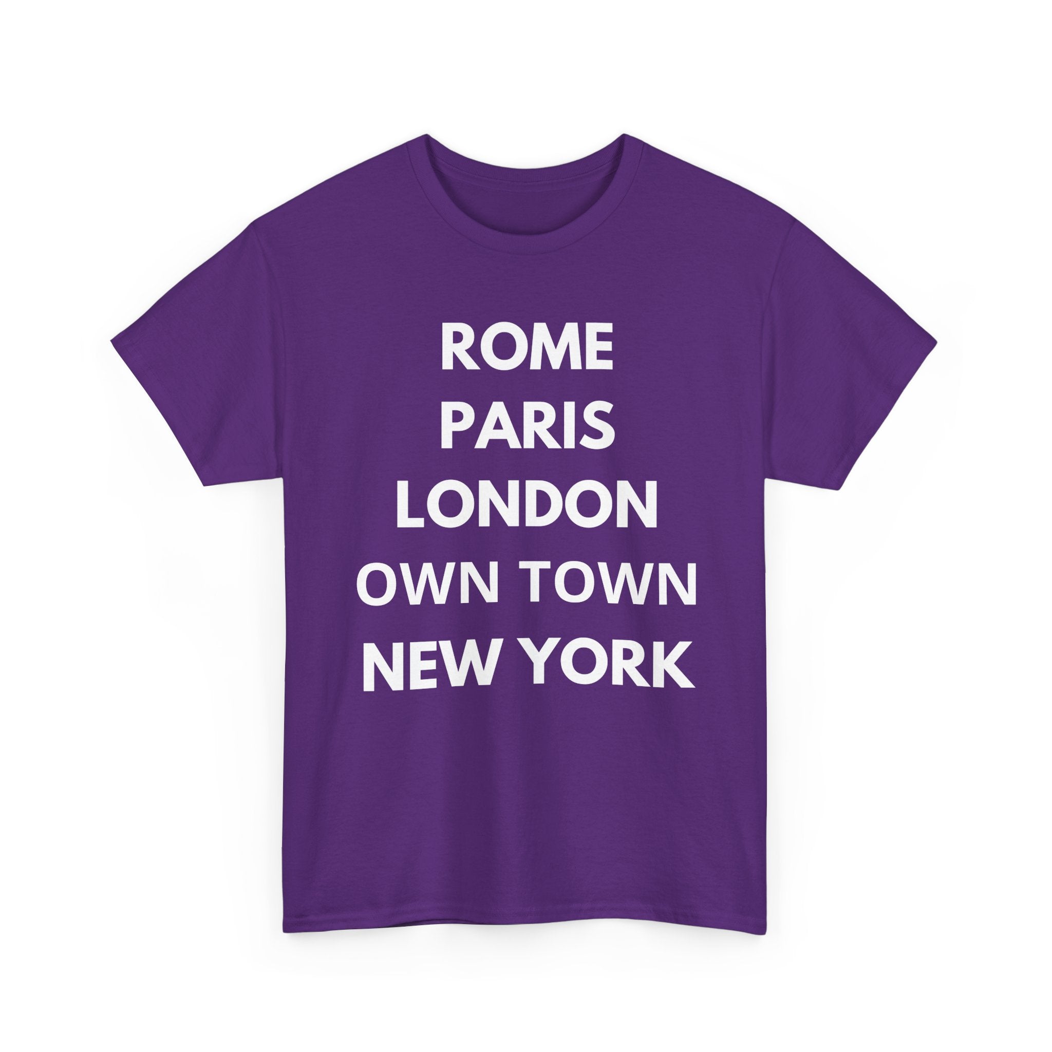 Personalised City List T-Shirt | Rome Paris London New York Custom Tee ✈️👕