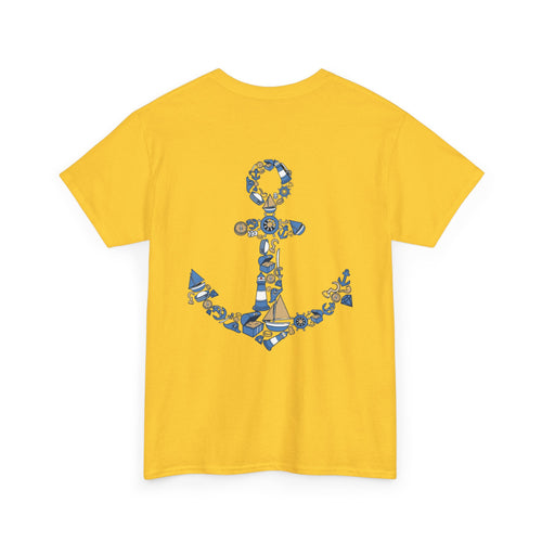 Nautical Anchor T-Shirt | Maritime Symbols Design