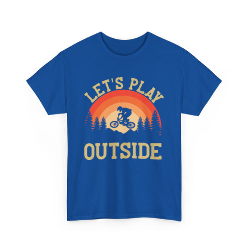 Let's Play Outside T-Shirt – BMX Stunt Rider Edition