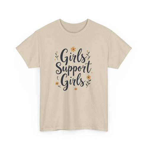 Girls Support Girls T-Shirt – Empowering Feminist Tee for Women  💪👭🌸