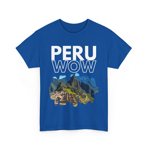 Peru Wow T-Shirt – Machu Picchu Adventure Design