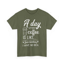 A Day Without Coffee Is Like... Just Kidding, No Idea! | Funny Coffee T-Shirt