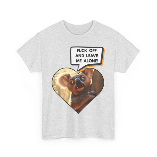 Angry Koala Fuck Off and Leave Me Alone T-Shirt – Bold Aussie Attitude