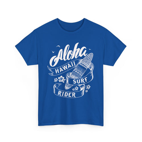 Aloha Hawaii Surf Rider T-Shirt – Ride the Waves in Style