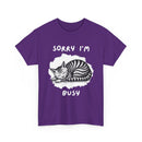 Sorry I'm Busy Cat T-Shirt | Funny Sleeping Cat Tee 🐱💤