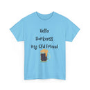 Hello Darkness My Old Friend T-Shirt – Funny Dark Beer Tee 🍺🖤👕