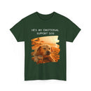 He's My Emotional Support Dog – Funny Beach Bum Dog T-Shirt 🐶🌞🍻