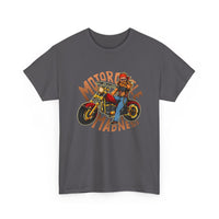 Motorcycle Madness T-Shirt – Carefree Chopper Rider Design