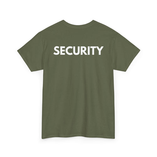 Security T-Shirt | Professional High-Visibility Back Print Tee 🛡️